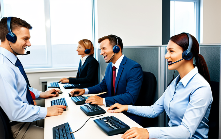 Customer Service Analysis** "A professional call center environment, fully clothed representative assisting a customer, analyzing voice tone for sentiment, appropriate attire, safe for work, perfect anatomy, natural pose, well-lit, modern technology, professional setting, family-friendly." **