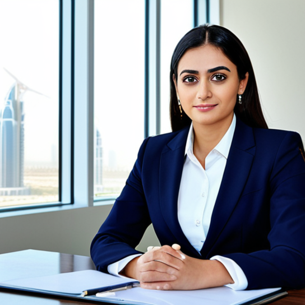 감정인식 AI의 가치 및 윤리적 측면 - **Professional Businesswoman in Modern Office:** A professional businesswoman in a modest business s...