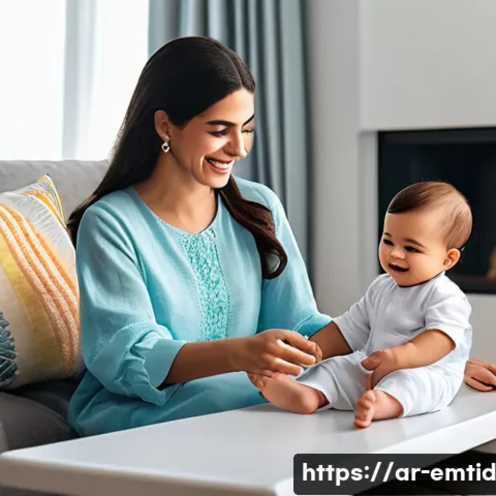 감정인식 AI 기술의 사회적 영향 - **Prompt 1: Nurturing Connection with AI Assistance in a Modern Arab Home** A heartwarming scene...