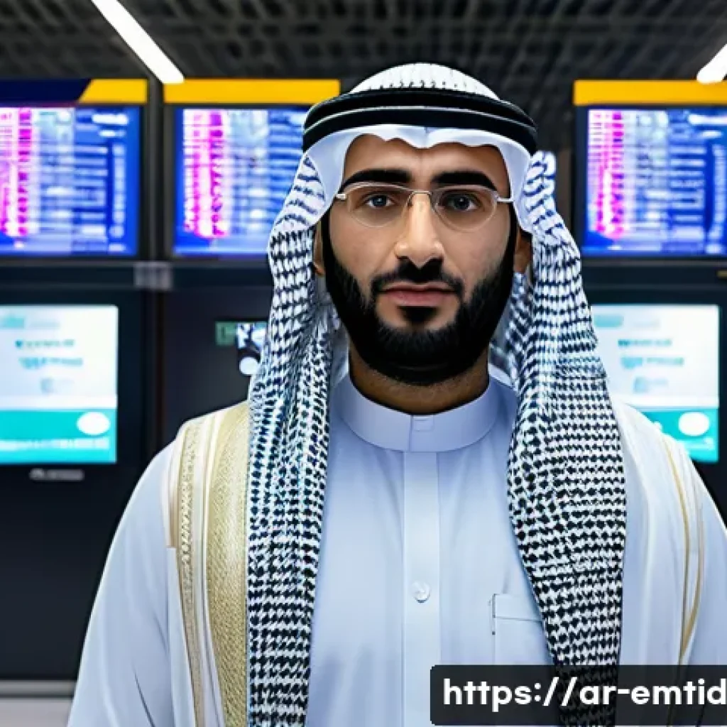 감정인식 AI와 얼굴 인식 기술의 차이 - A detailed digital portrait of an Arab man in traditional clothing (thobe and keffiyeh), standing in...